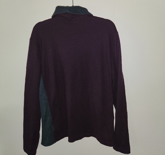 Calvin Klein Men's Dark Red Cowl Necck Sweater - Picture 3 of 4